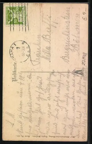 Künstler-AK Ernst Kutzer: Rosegger, Der junge Geldmacher