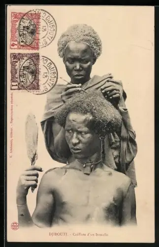 AK Dijbouti, Mann beim Friseur