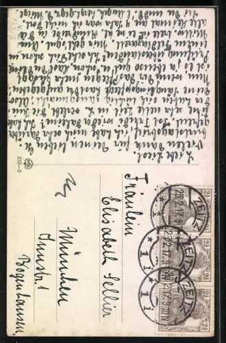 Künstler-AK Camil Vladislav Muttich: Devce z Trencina, schöne Osteuropäerin in Tracht