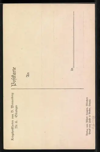 Künstler-AK Brynolf Wennerberg: Strategie, junge Frauen brüten über der Landkarte, Nr. 6