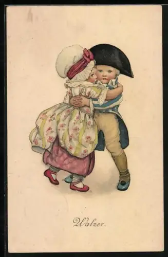 Künstler-AK M. Munk Nr. 758: Walzer