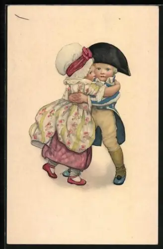 Künstler-AK M. Munk Nr. 758: Walzer