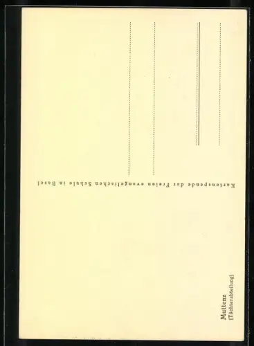 AK Muttenz, Blick auf die Töchterabteilung des Kurhauses