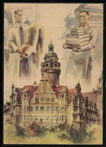 AK Leipziger Friedensmesse, Arbeiter & Wissenschaftler, Schloss