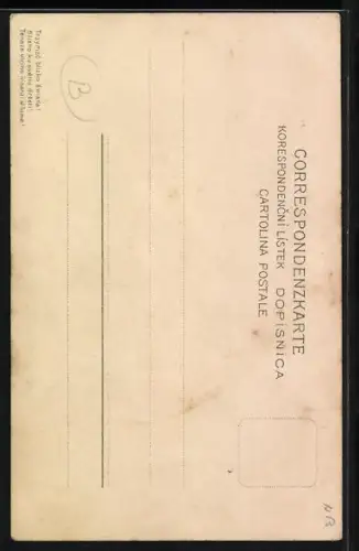 Lithographie Luna auf der Mondsichel, Frau auf dem Bett sitzend im Gegenlicht, Halt gegen das Licht