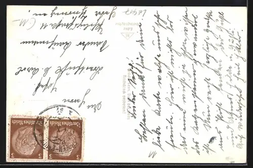 AK Pichl a. d. Enns, Teilansicht im Sonnenschein