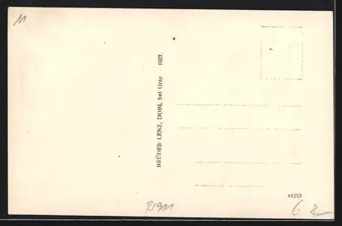 AK St. Rupert am Kulm, Strassenpartie mit Kirchturm u. Bergpanorama