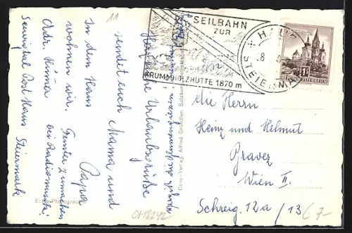 AK Haus im Ennstal, Seewigtal, Alpengasthof Hummer