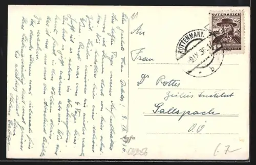 AK Oppenberg /Obstmk., Ortsansicht mit Kirche u. Umgebung aus der Vogelschau