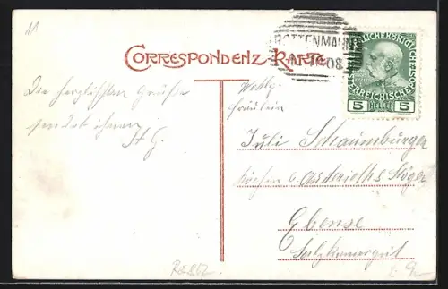 AK Rottenmann, Ortsansicht mit Kirche und Umgebung