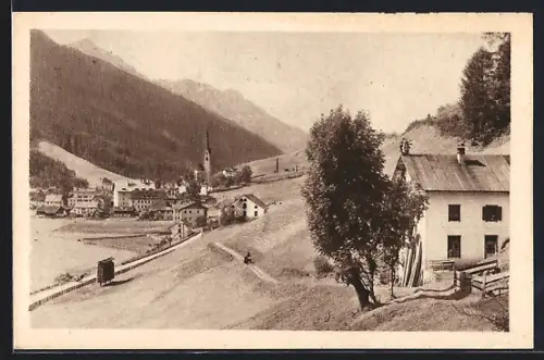 AK Sillian, Blick auf die Ortschaft im Tal