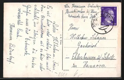 AK Mistelbach /Niederdonau, Ortspanorama mit Kirche