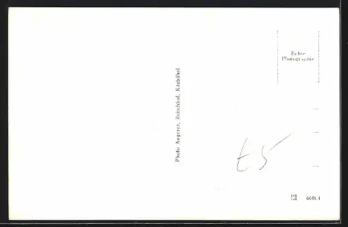 AK Kirchberg i. T., Strassenpartie mit Kirche