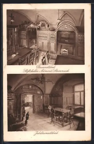 AK Admont, Gasthaus Stiftskeller, Bauernstüberl und Jubiläumsstüberl
