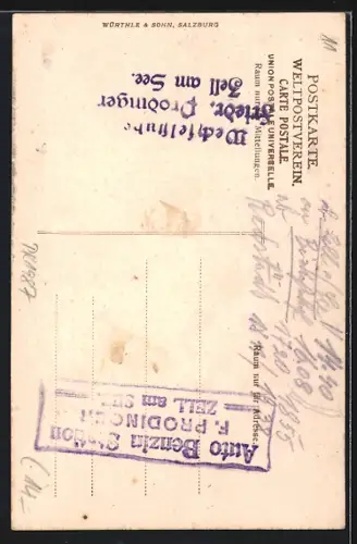 AK Gössl, Ranftlmühle mit Umgebung