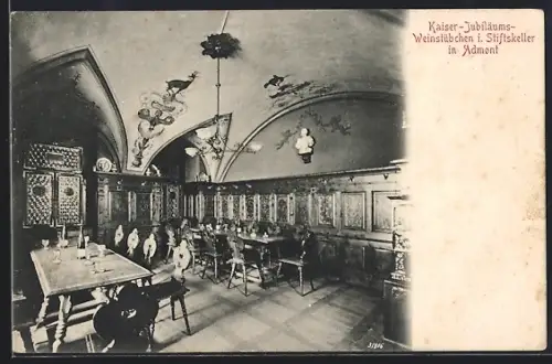 AK Admont, Kaiser Jubiläums-Weinstübchen im Stiftskeller