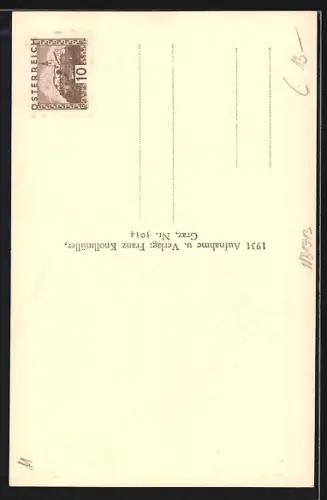 AK Rottenmann, Strassenpartie am Rathaus