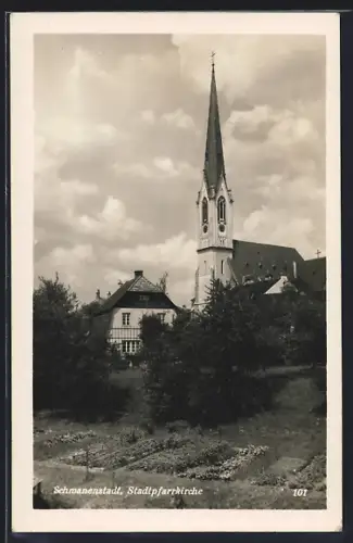 AK Schwanenstadt, Stadtpfarrkirche