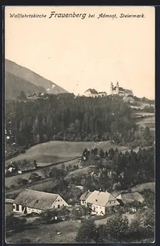 AK Frauenberg, Panorama mit Wallfahrtskirche