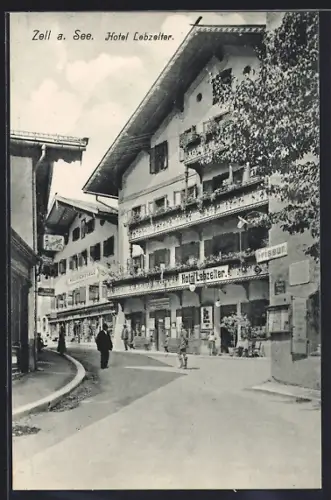 AK Zell am See, Hotel Lebzelter mit Hochtenhaus