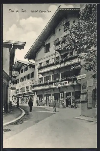 AK Zell am See, Hotel Lebzelter mit Hochtenhaus