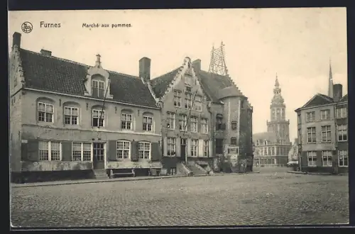 AK Furnes, Marché aux pommes