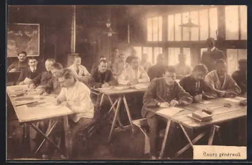 AK Woluwé-Saint-Pierre, Ecole de rééducation professionnelle pour soldats invalides, Cours généraux