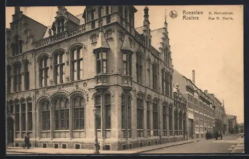 AK Roulers, Rue H. Horrie, Strassenpartie