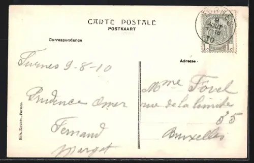 AK Furnes, L`Ancien Pavillon des officiers Espagnols et le Théâtre