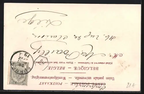 AK Furnes, Rue du Nord, Strassenpartie