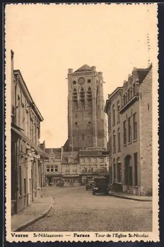 AK Furnes, Tour de l`Eglsie St-Nicolas