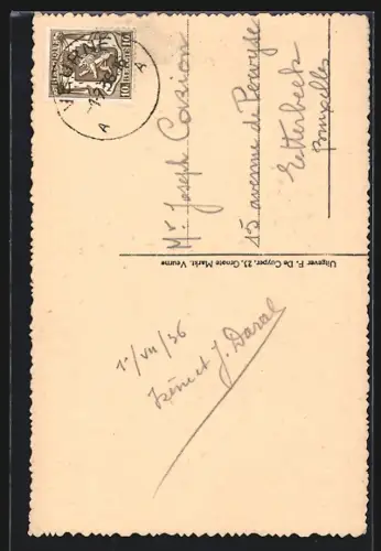 AK Furnes, Tour de l`Eglsie St-Nicolas