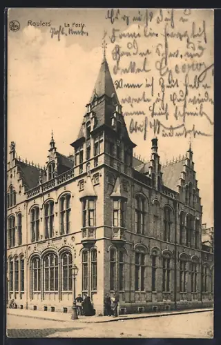 AK Roulers, La Poste, Postamt