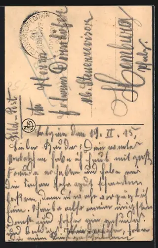 AK Roulers, La Poste, Postamt