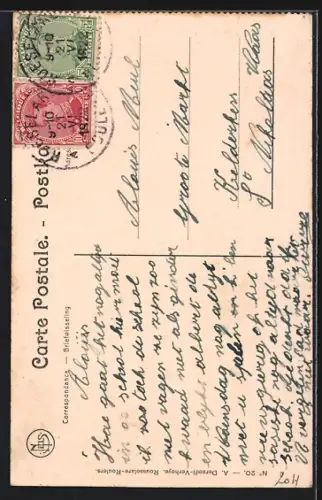 AK Roulers, Rue d`Ypres, Strassenpartie