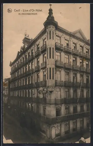 AK Blankenberghe, Cecil-Lion d`Or Hôtel