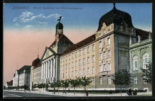 AK Düsseldorf, Königliche Regierung und Oberlandesgericht