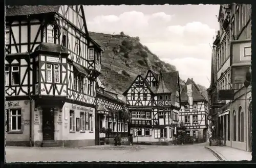 AK Bacharach, Partie am Marktplatz