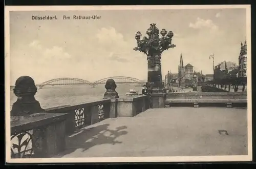 AK Düsseldorf, Am Rathaus-Ufer