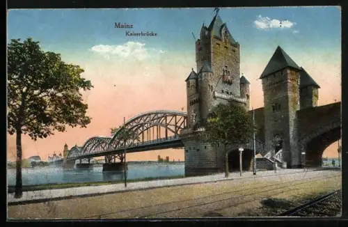 AK Mainz, Kaiserbrücke