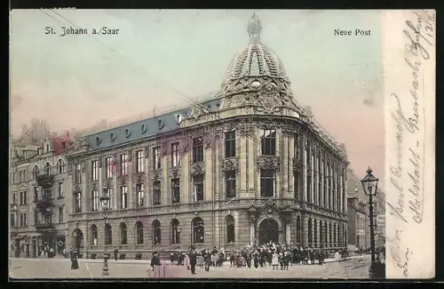 AK St. Johann a. Saar, Neue Post