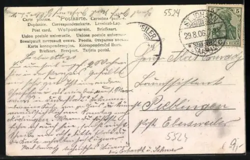 AK St. Johann a. Saar, Neue Post