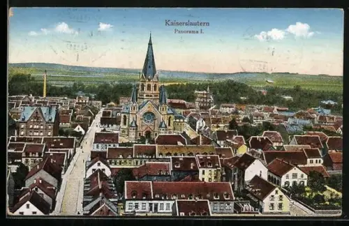 AK Kaiserslautern, Panorama der Stadt