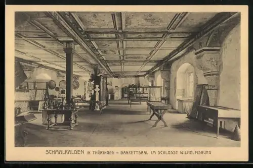 AK Schmalkalden in Thüringen, Bankettsaal im Schlosse Wilhelmsburg
