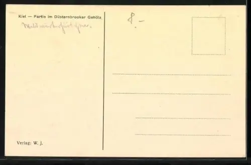 AK Kiel, Partie im Düsternbrooker Gehölz