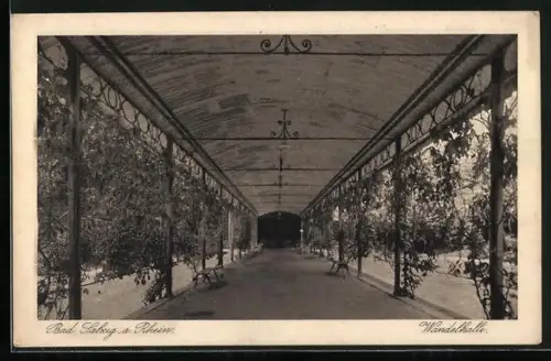AK Bad Salzig a. Rhein, Wandelhalle