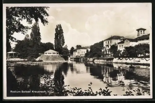 AK Bad Kreuznach, Partie am Radium-Solbad