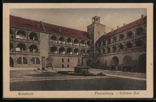 AK Kulmbach, Plassenburg, Schöner Hof