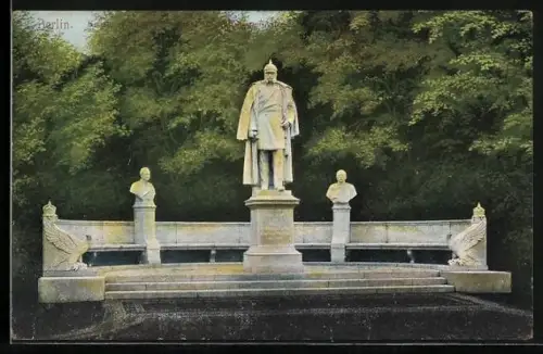 AK Berlin-Tiergarten, Denkmal Wilhelm I. in der Siegesallee