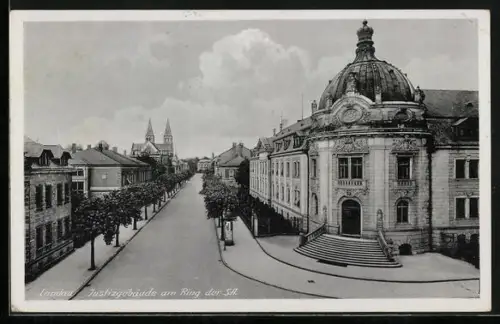 AK Landau / Pfalz, Justizgebäude am Ring